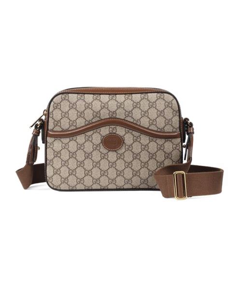 gucci messenger bag replica mens|messenger bag with interlocking g.